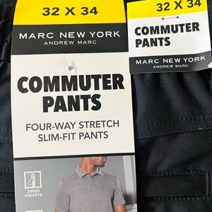 Marc New York Black Commuter Pants